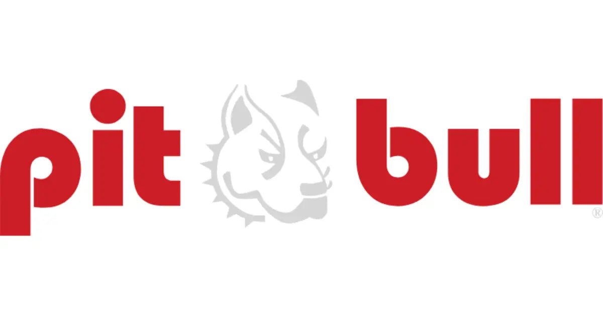 Logo de Pit Bull avec tête de chien, partie des collections Pitbull.