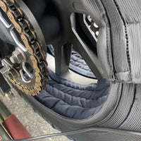 Roues arrière de moto avec chaîne, couvertures chauffe-jantes programmables Bickle Racing