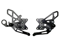Repose Pied Vortex noir pour BMW, accessoires de positions d’ajustement de Vortex Racing