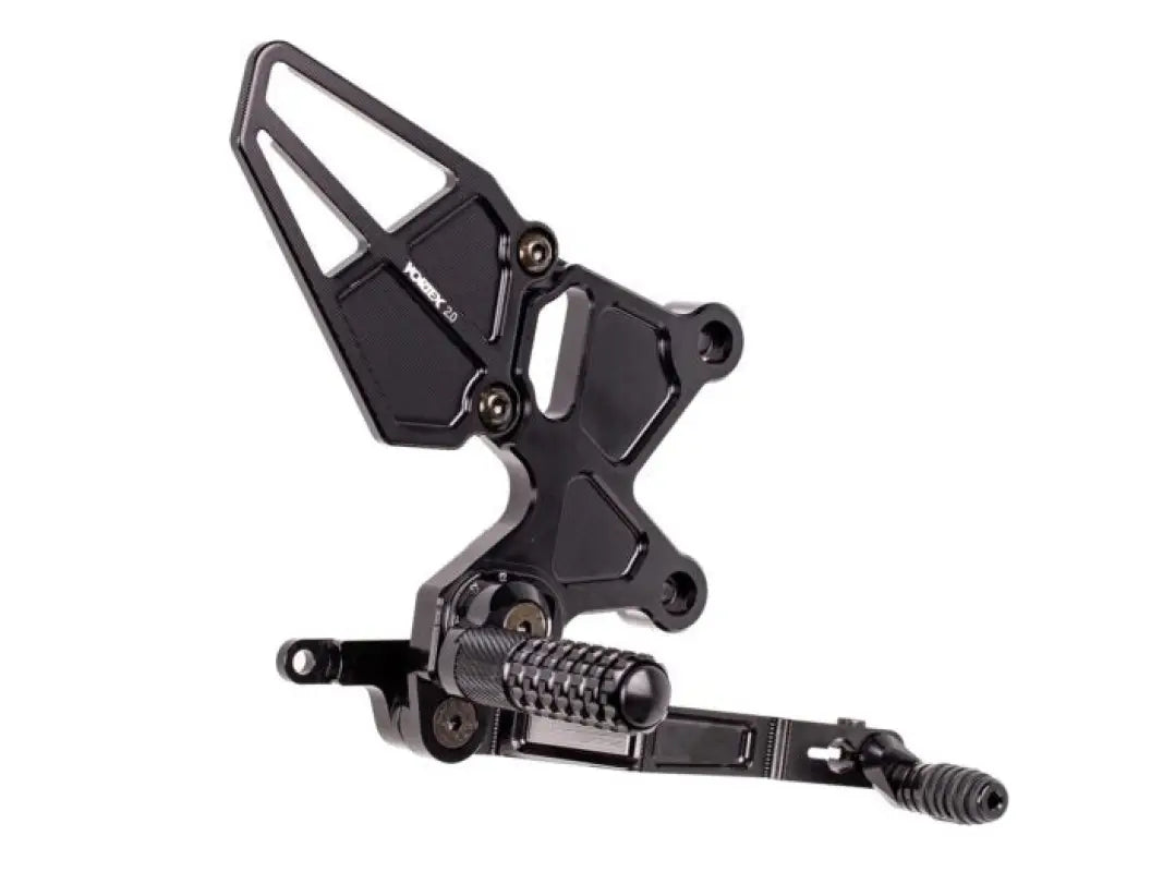 Repose Pied Vortex pour Kawasaki, arrière de moto noir, positions d’ajustement optimales