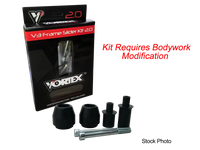 Kit de protection de cadre Triumph avec glissière de cadre Vortex pour moto