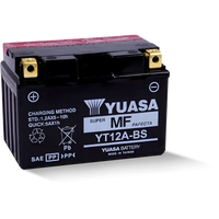 Batterie Yuasa YT12A-BS pour moto, performante et durable pour tous types de motos