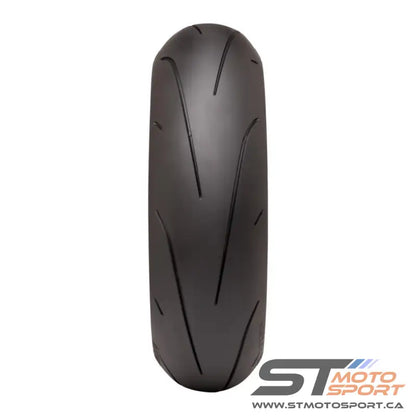 Pneu de moto Dunlop Sportmax Q5s avec bande de roulement visible