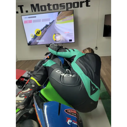 Simulateur de course de motos privé avec pneus de motos, Offre Découverte 15min