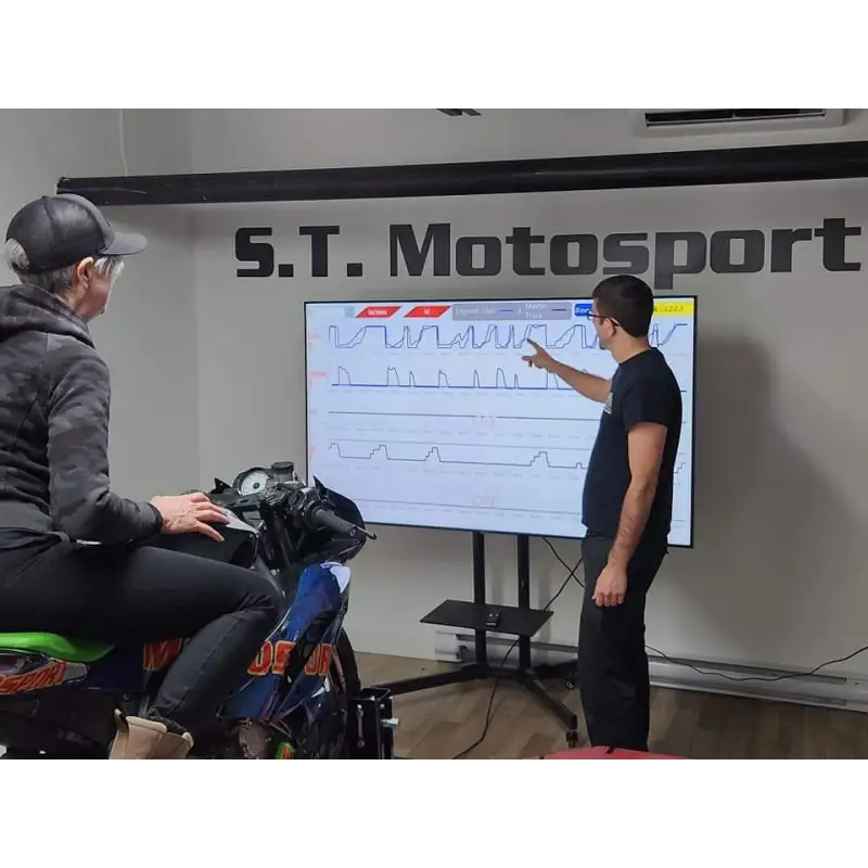 Analyse de performance de moto avec le Simulateur privé Offre Découverte - 15min