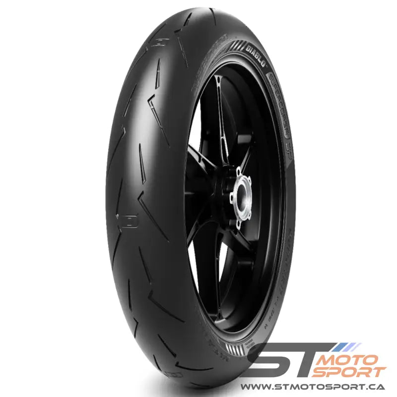 Pneu de moto noir Pirelli Diablo Supercorsa SP V4 dernière génération