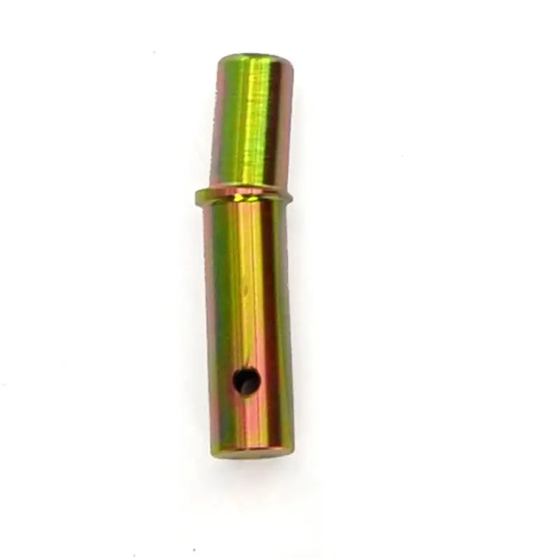 Broche en métal doré avec trou, idéale comme front stand pin pour améliorer la stabilité