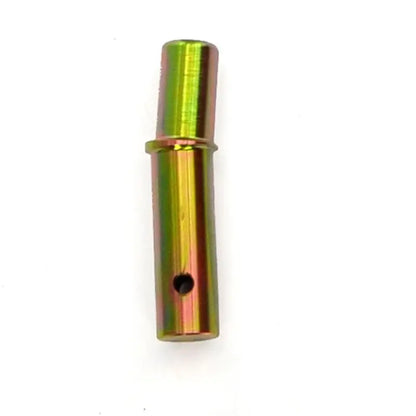 Broche en métal doré avec trou, idéale comme front stand pin pour améliorer la stabilité