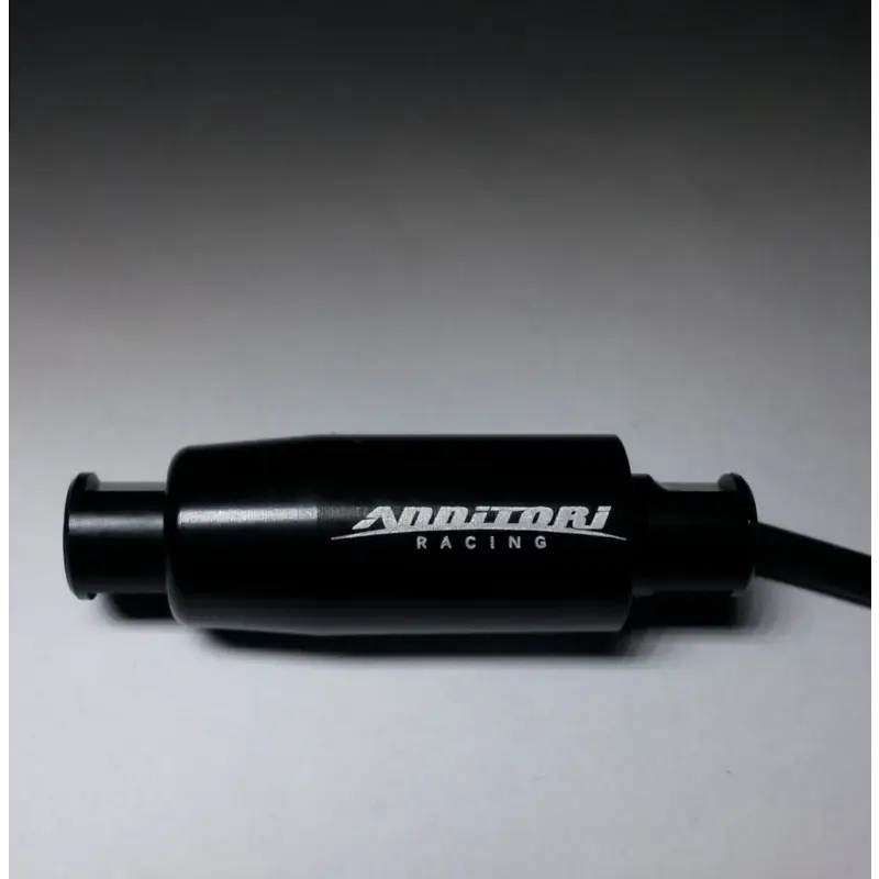 Silencieux cylindrique noir pour Quickshifter Annitori sur Suzuki GSX S1000