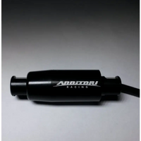 Silencieux cylindrique noir pour Quickshifter Annitori sur Suzuki GSX S1000