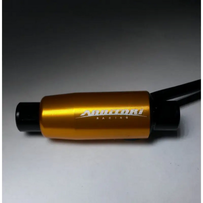 Muffler doré avec extrémités noires pour Quickshifter Annitori QS Pro YK1R4-CL