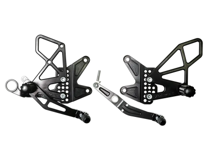 Repose Pied Vortex pour Yamaha, parties de réglage en noir, sportives et élégantes
