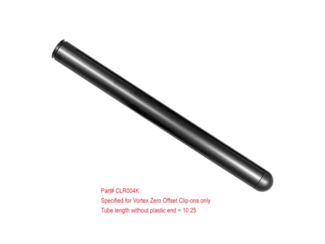 Tube métallique cylindrique avec bout arrondi pour Vortex Clip-on - Barre de Remplacement