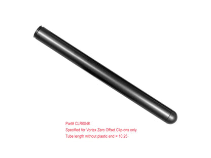 Tube métallique cylindrique avec bout arrondi pour Vortex Clip-on - Barre de Remplacement