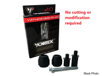 Kit de glissière de cadre Vortex V-3 pour protection moto Honda